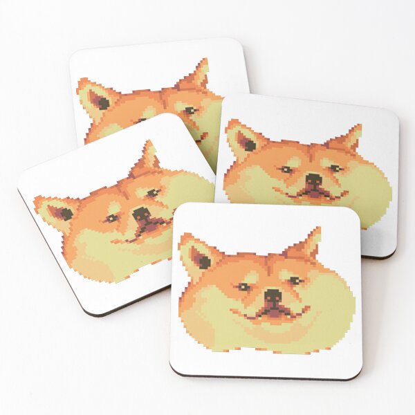 Item preview, Shiba Inu Doge Derp - Pixel Art designed and sold by JuicySchinken.