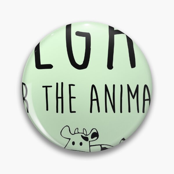 Item preview, Vegan for the Animals Green Face Mask with Cartoon Pig, Chicken, and Cow designed and sold by MichesMerch.