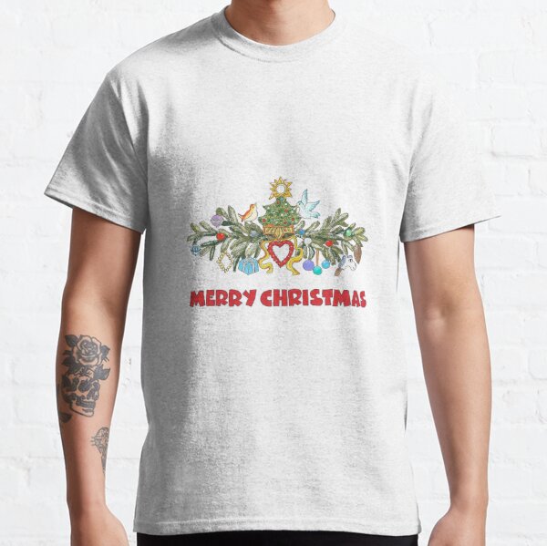 Christmas wreath  Classic T-Shirt