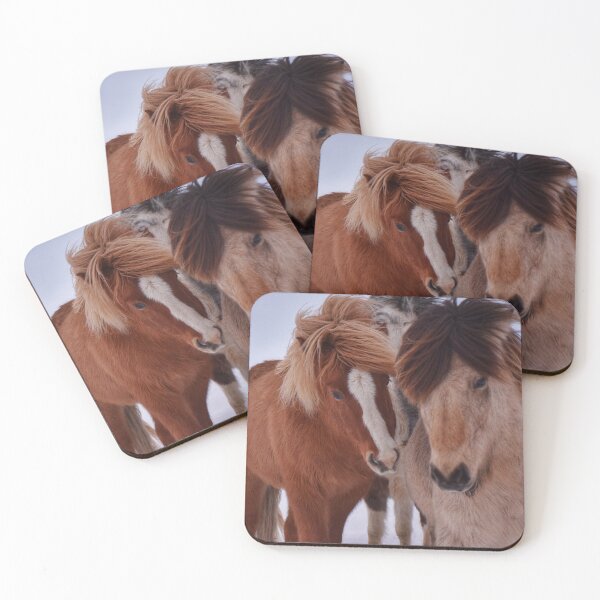 Item preview, Fluffy Icelandic horses designed and sold by elisainiceland.