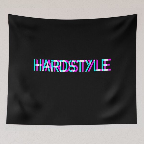 Item preview, Hardstyle Festival Gift Trippy Text hardstyle sticker designed and sold by chrisboerkner.