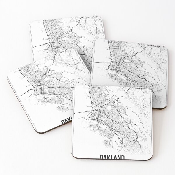 Item preview, Oakland Map Print | California CA USA | Wall Art Poster  designed and sold by Douglas Berg.