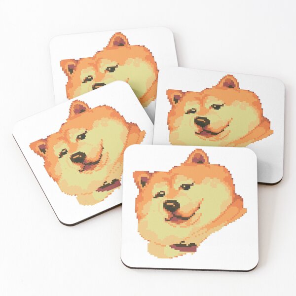 Item preview, Shiba Inu Doge cheeky - Pixel Art designed and sold by JuicySchinken.