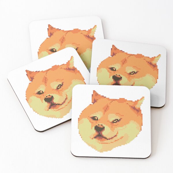 Item preview, Shiba Inu Doge Happy Chonker - Pixel Art designed and sold by JuicySchinken.