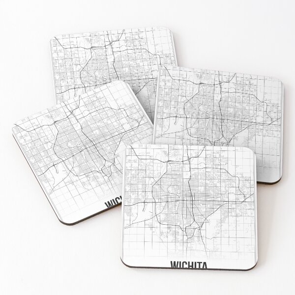 Item preview, Wichita Map Print | Kansas KS USA | Wall Art Poster  designed and sold by Douglas Berg.