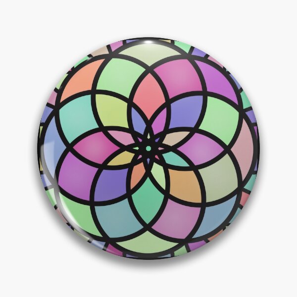 Item preview, Stained Glass Mandala designed and sold by reyvinart.