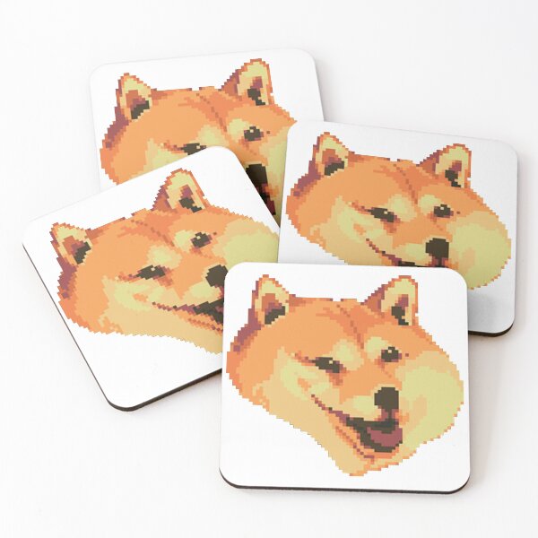 Item preview, Shiba Inu Doge chonky cheeks - Pixel Art designed and sold by JuicySchinken.