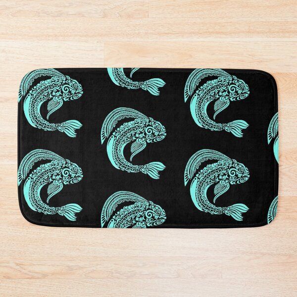 Item preview, cosmic mandala fish with tribal patterns designed and sold by MossAbbys.