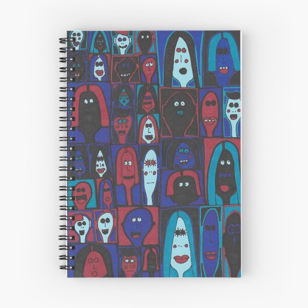 Item preview, 36 Faces in Blue and Red designed and sold by JaySnellingArt.