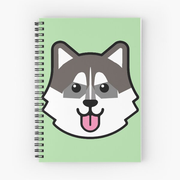 Item preview, Cute Alaskan Malamute Blue and White designed and sold by VanyaKar.