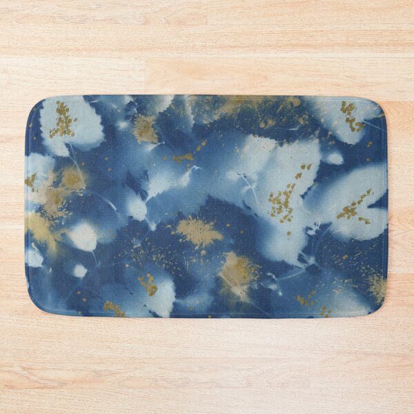 Item preview, Hops One: cyanotype with tannin and gold ink designed and sold by LymphomaLass.