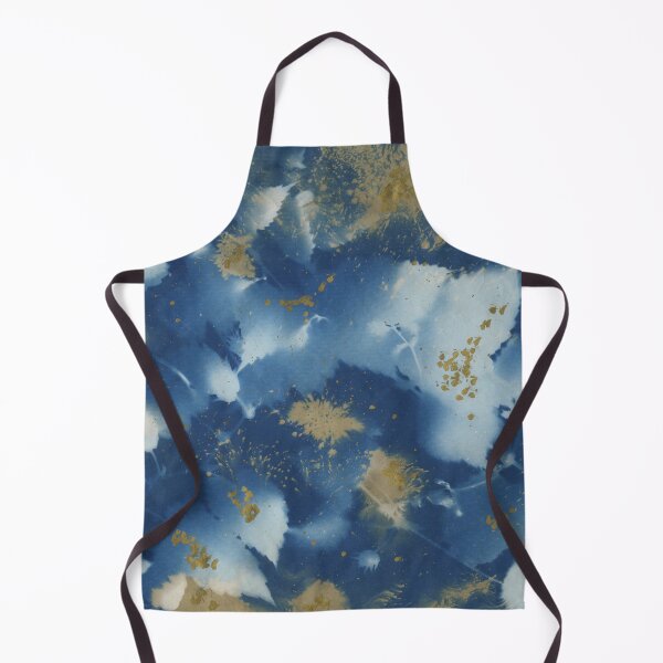 Item preview, Hops One: cyanotype with tannin and gold ink designed and sold by LymphomaLass.