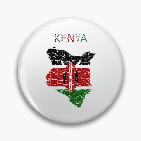 Item preview, Kenya Flag - Art design designed and sold by AndiHK.