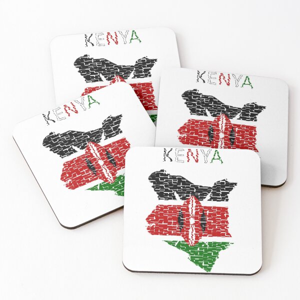 Item preview, Kenya Flag - Art design designed and sold by AndiHK.