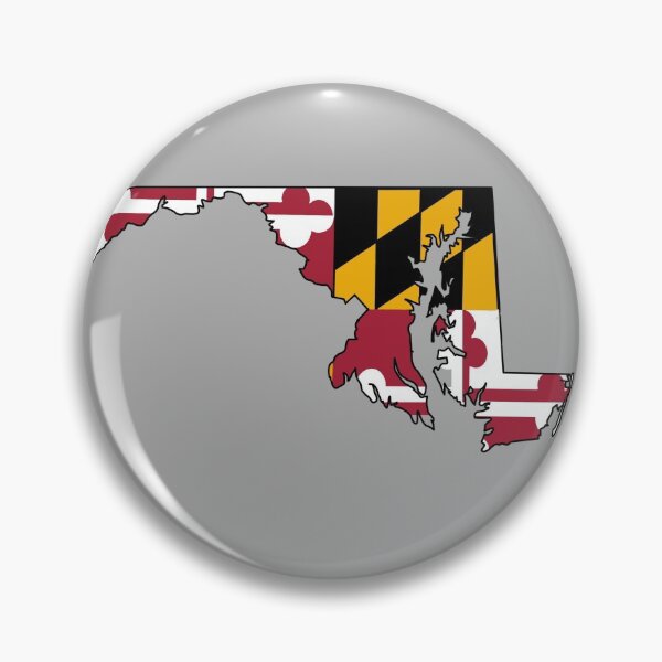 Item preview, Maryland state with state flag designed and sold by okunicka.