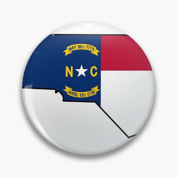Item preview, North Carolina state with state flag designed and sold by okunicka.