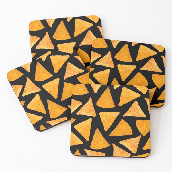 Item preview, Orange Chips - Black designed and sold by Alexia Faye.