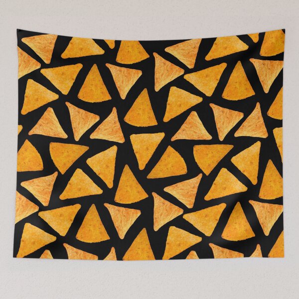 Item preview, Orange Chips - Black designed and sold by Alexia Faye.