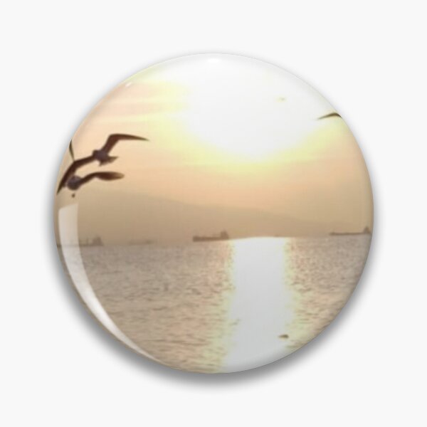 Item preview, Sunset over the sea blue and orange sky beach  designed and sold by Vivasshop.