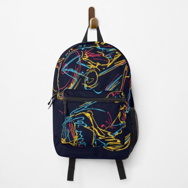 Item preview, Abstract colourful BMX boy designed and sold by Rakos-Merch.