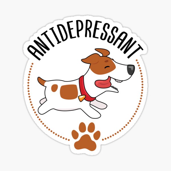 Item preview, Jack Russell Terrier Dog Antidepressant Happy Pills designed and sold by jaygo.