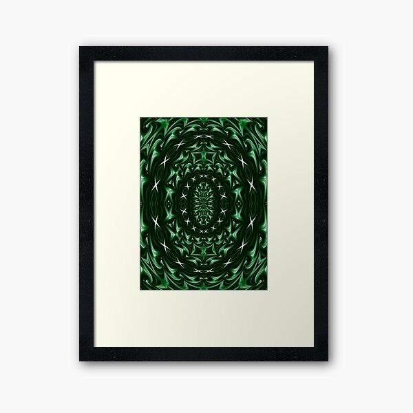 Green Goddess Framed Art Print