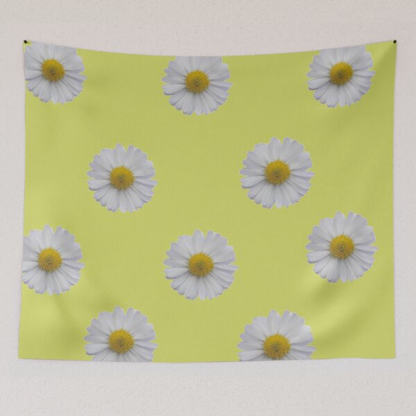 Item preview, White daisies pattern designed and sold by Mermaidssparkle.