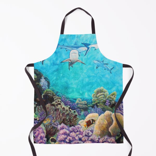 Item preview, Shiver - shark painting designed and sold by Kris Fairchild.