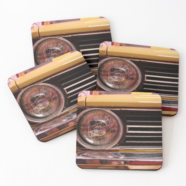 Item preview, Stylish headlight of yellow vintage sports car designed and sold by santoshputhran.