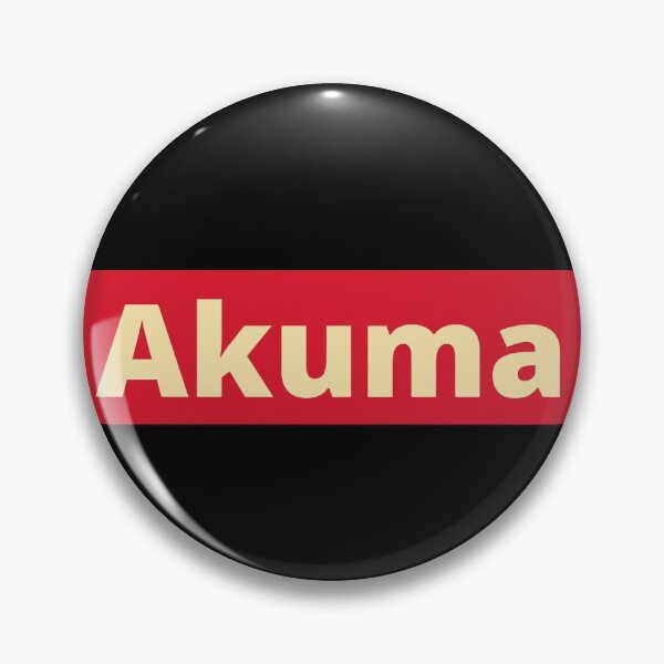 Item preview, Akuma  Japanese Anime funny word designed and sold by Yenon.