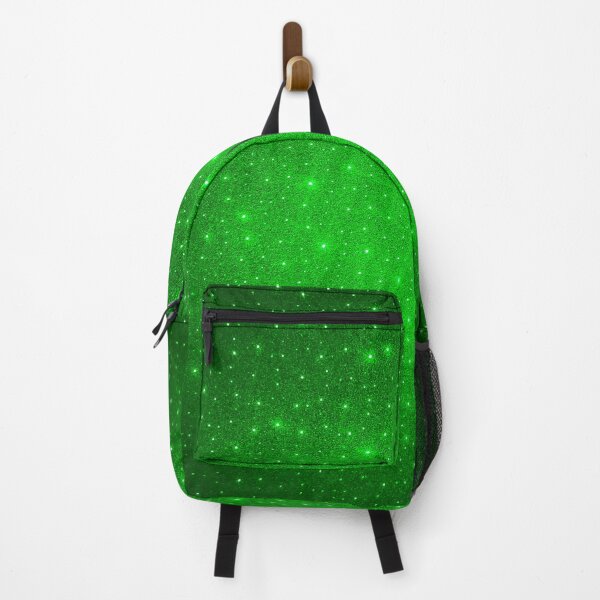 Digital Glittering Green Backpack