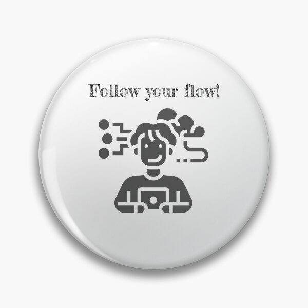 Item preview, Follow Your Flow Inspirational Design designed and sold by lothieven.