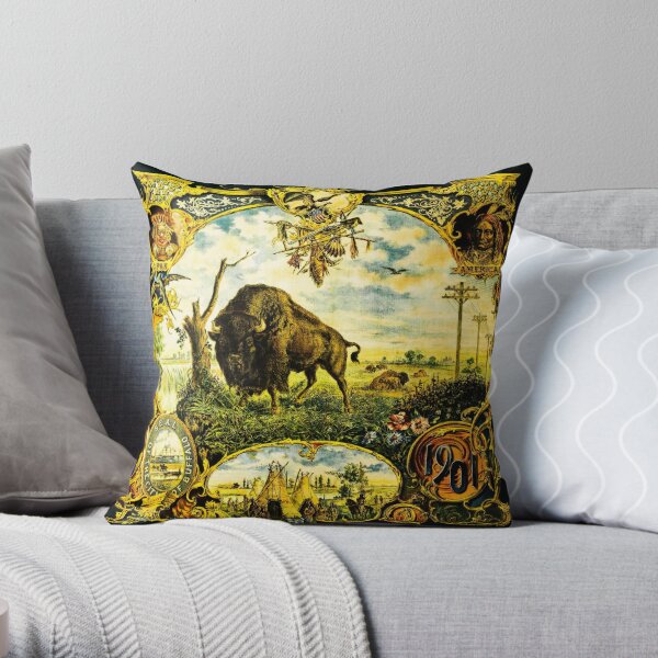 One Tribe Black Gold Lumbar Pillow