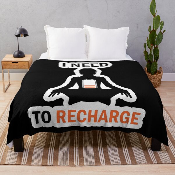 Item preview, I NEED TO RECHARGE FUNNY designed and sold by letsgoh.