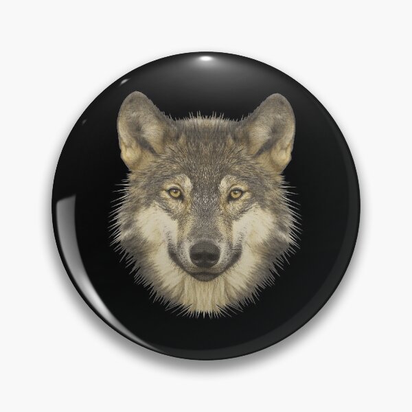 Item preview, Wolf head, popular animal designs, nature fan shirts designed and sold by Kirei-Lily.
