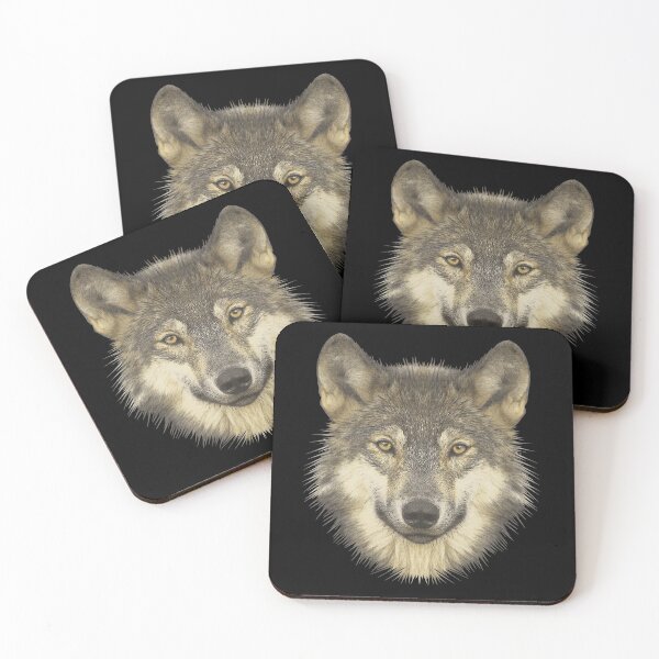 Item preview, Wolf head, popular animal designs, nature fan shirts designed and sold by Kirei-Lily.