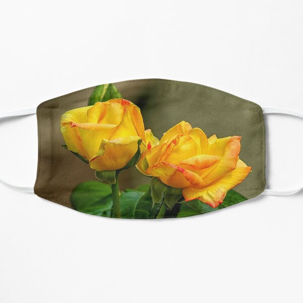 Peace Rose Twins Flat Mask