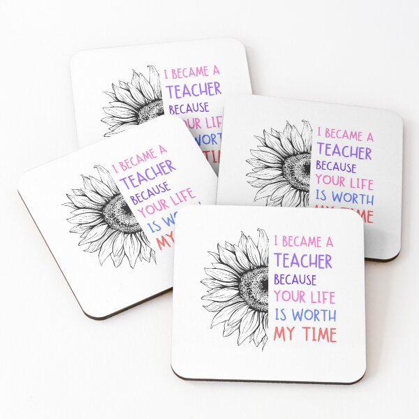 Item preview, i became a teacher because your life is worth my time designed and sold by bas19101.