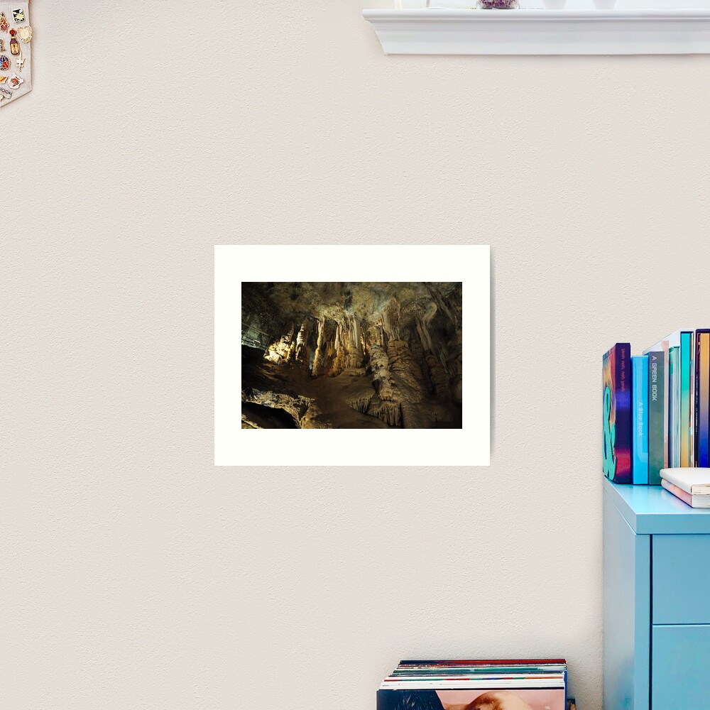 Inside the caves Art Print