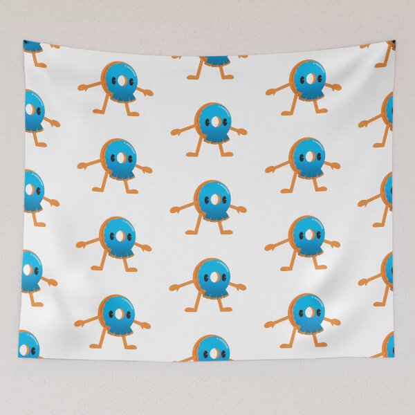 Item preview, Skull Doughnut True Blue designed and sold by TokkiJess.