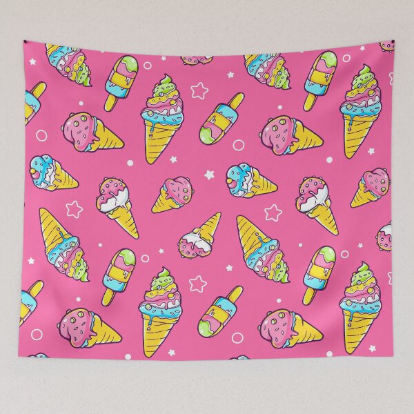 Item preview, Colorful Ice Cream Cones & Popsicles designed and sold by KauzSL.