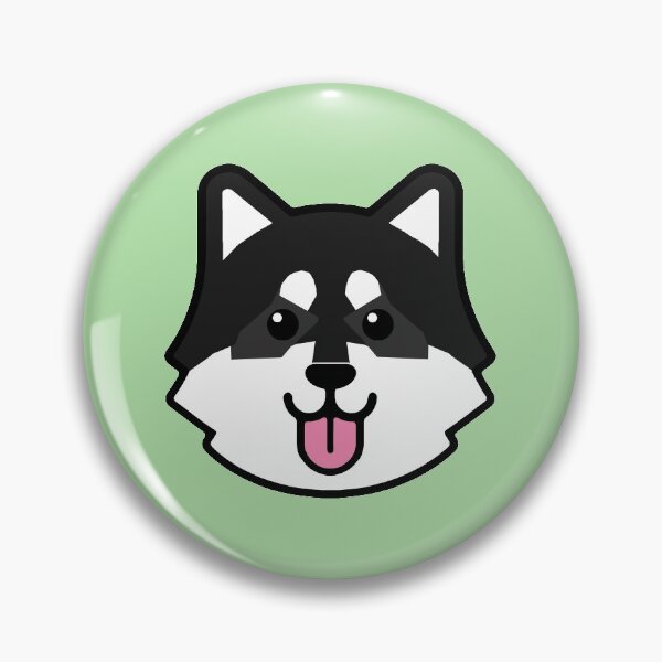 Item preview, Cute Alaskan Malamute Black and White designed and sold by VanyaKar.