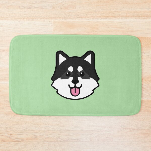 Item preview, Cute Alaskan Malamute Black and White designed and sold by VanyaKar.