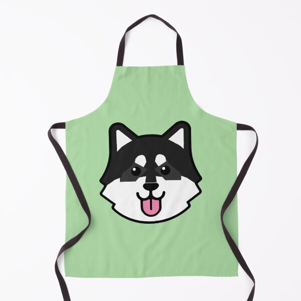Item preview, Cute Alaskan Malamute Black and White designed and sold by VanyaKar.