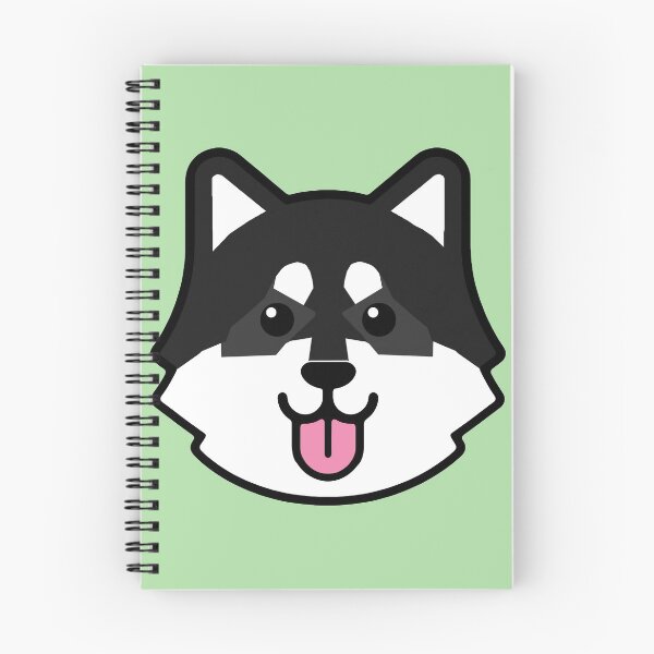 Item preview, Cute Alaskan Malamute Black and White designed and sold by VanyaKar.