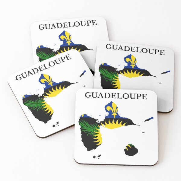 Item preview, Guadeloupe Map Flag, France, French Region designed and sold by marosharaf.