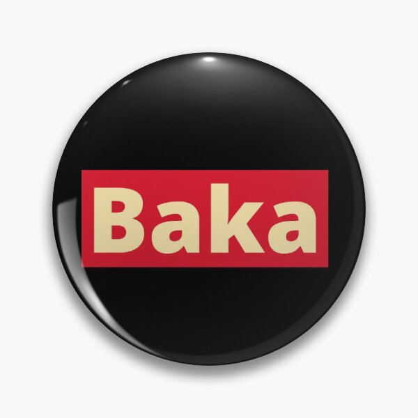 Item preview, Baka Japanese Anime funny word designed and sold by Yenon.