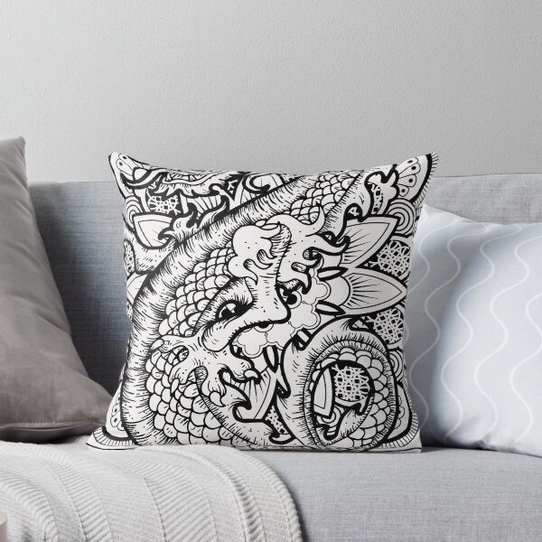 Item preview, Abstract Fire dragon geometric mandala design designed and sold by Matbu7.