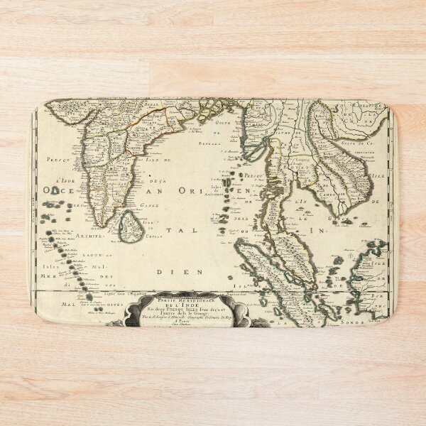 Item preview, Map of Southeast Asia (1654) designed and sold by allhistory.