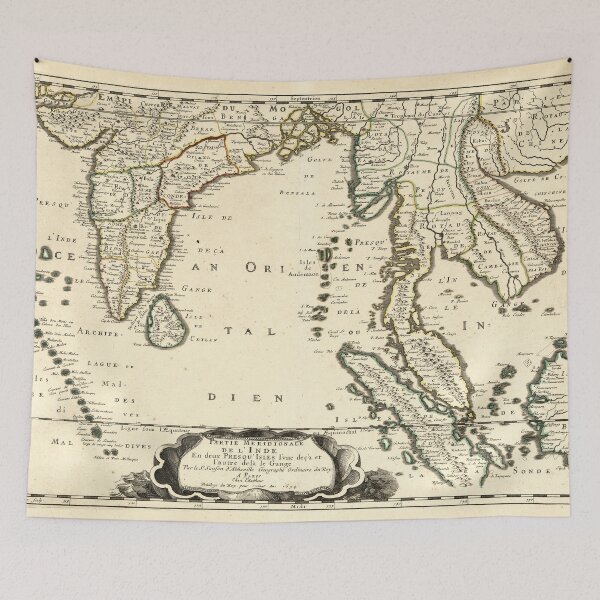 Item preview, Map of Southeast Asia (1654) designed and sold by allhistory.
